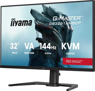 Monitor gaming iiyama G-MASTER Red Eagle GB3261UHSCP-B1, 32\", 4K, i zi