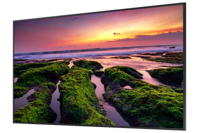 Професионален екран Samsung QB75B, 75\", 4K, Wi‑Fi, црн