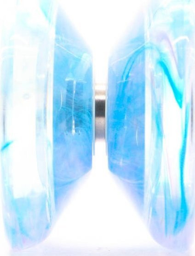Jojo YoyoFactory Arrow, plastikë polikarbonat, për fillestarë edhe për më të mirët, blu Galaxy