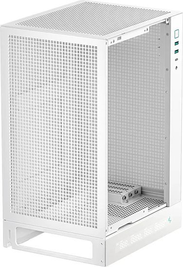 Куќиште за компјутер DeepCool CH170 Digital, Mini ITX, Tower, бело