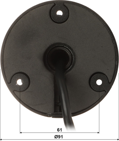 Kamerë IP Dahua IPC-HFW5541T-ASE-0360B-S3 WizMind S, 5MP, lentë 3.6mm, ngjyrë e zezë