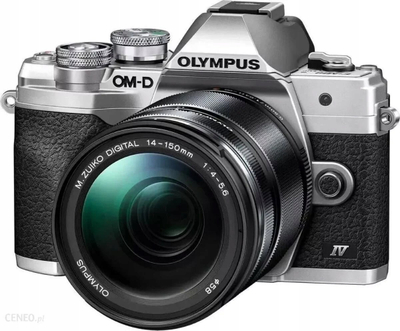 Aparat fotografik Olympus OM-D E-M10 Mark IV, 20.3MP, video 4K, argjendtë