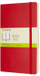 Fletore Moleskine Classic, 13x21 cm, faqe të bardha, e kuqe