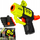 Pistole lodër MEGA CREATIVE Gun For Darts 510762, me shigjeta shkumë, jeshile e zezë