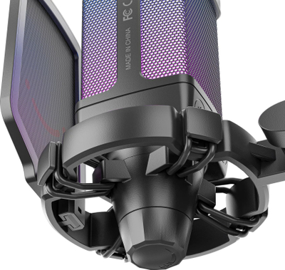 Mikrofon kondensator Fifine AmpliGame A8, USB, RGB, i zi