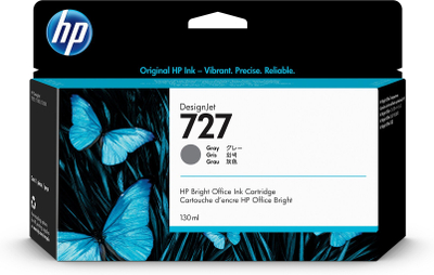 Kasetë boje HP 727 B3P24A, 130 ml, gri