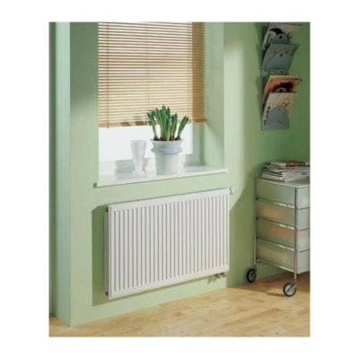 Radiator panel Kermi Typ 22, 600x500 mm, me valvul termostatike, i bardhë