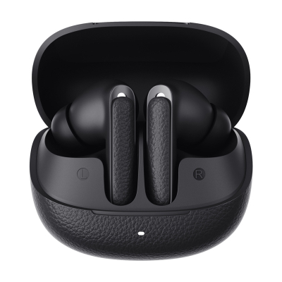 Kufje wireless QCY Buds ANC, Bluetooth 5.4, anulim zhurme -45 dB, të zeza