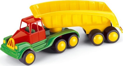 Lodër kamion me rimorkio Hemar Truck With Trailer MIX, 70 cm, shumëngjyrëshe