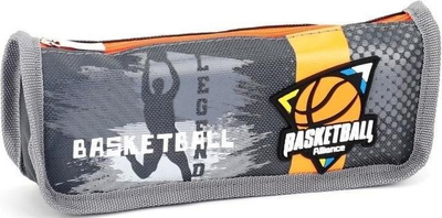 Kutijë lapsash Fresh, e vogël, motiv basketbolli, gri