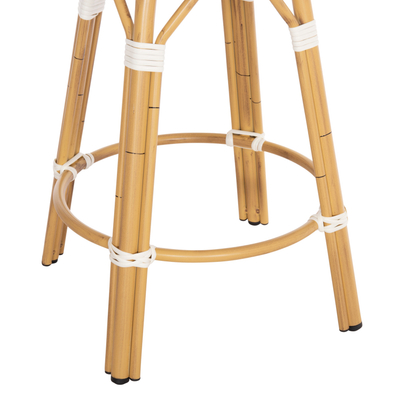 Tabure alumini CHINO HM6286.05, 65 cm, për bar, blu e bardhë