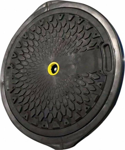 Top balancues Sveltus Bosu Anti-slip, me tuba elastikë, 22cm, blu