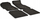 Tapeta gome DOMA STOPS Honda Civic VI 1995-2001, set 4 copë, e zezë