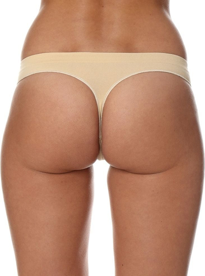 Tanga femrash Brubeck TH00182A Comfort Cotton, madhësia XL, bezhë