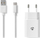 Karikues muri Nedis Travel Charger, 12W 2.4A, me kabllo USB-C 1m, i bardhë