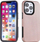 Mbulesë telefoni MX Prestige për iPhone 13 Pro 6.1", e fortë, që s’rrëshqet nga dora, rozë pudër