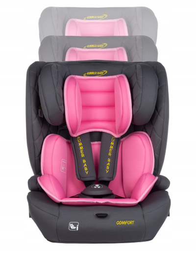 Ulëse për veturë Summer Baby Comfort, 15-36 kg, rozë