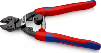 Darë prerëse teli Knipex CoBolt 71 12 200, 200mm, me sustë, me doreza shumëpërbërës