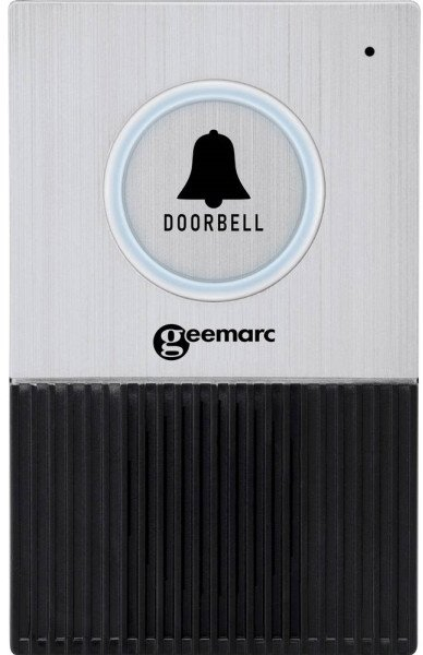 Безжично ѕвоно за врата Geemarc DOORBELL595ULE, интерфонски систем, за лица со оштетен слух, црна боја