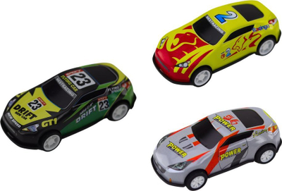 Set vetura die-cast LeanToys, 30 copë, me valixhe, shumëngjyrëshe
