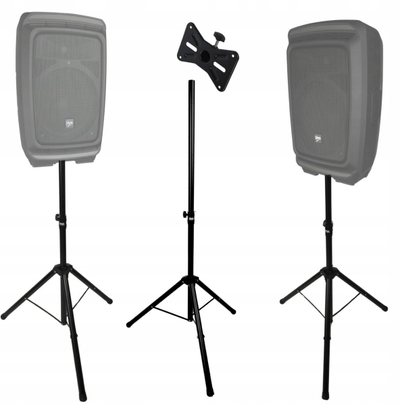 Stativë për boksa DNA BOX2, set me 2 copë, lartësi 89‑180 cm, 30 kg, ngjyrë e zezë