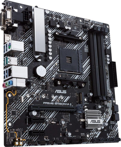 Pllakë mëmë ASUS Prime B450M-A II, AMD B450, Socket AM4, 4 slote, Micro ATX