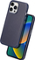 Маска за телефон DUXDUCIS Naples MagSafe, за iPhone 14 Pro Max, природна кожа, сина