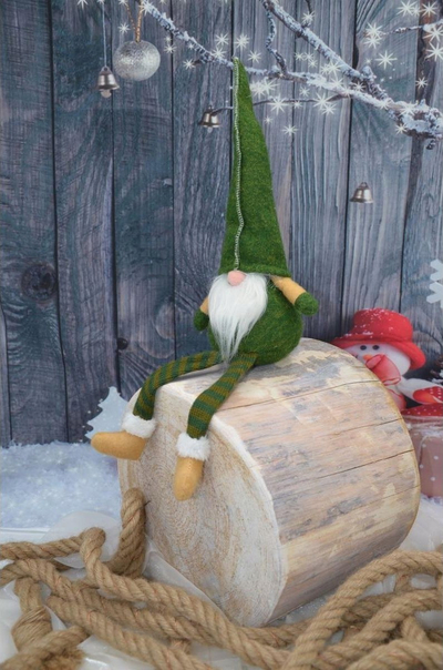 Figurë dekorative kopshti Saska Garden GNOME, 30cm 15cm, e gjelbër
