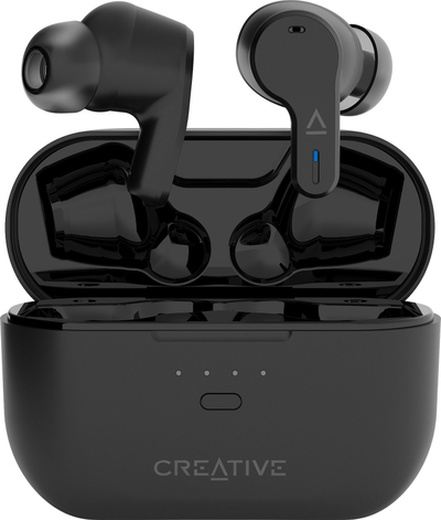 Kufje wireless Creative Labs Zen Air Pro, True Wireless, ANC, të zeza