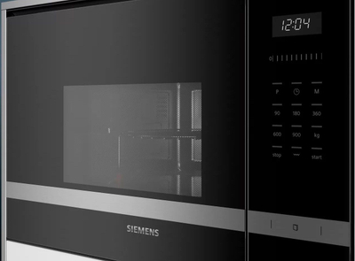 Mikrovalë e integruar Siemens BE555LMS0, 900W, me grill, e zezë