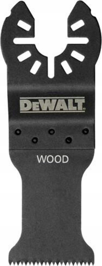 Teh universal për multivegel DeWalt DT20733, 30 x 43mm, për dru PVC gips, i zi