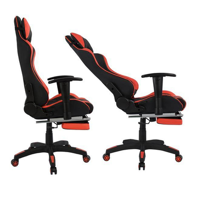 Karrige gaming SPEED me këmbalec, 72×76.5×123.5 cm (HM1064.01), zezë/ kuqe
