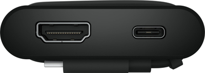 Hub udhëtimi Dell DA225, USB Type C, 4 në 1, i zi