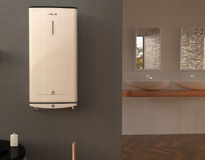Bojler elektrik Ariston Velis Pro 50L, montim përpjetë dhe shtrirë, i bardhë