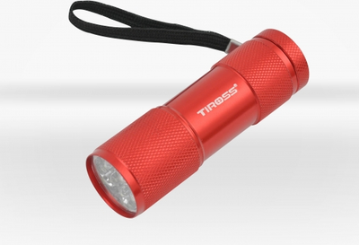 Elektrik dore Tiross TS-733, 9 LED, rreze 25m, i zi