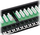 Пач панел Делта PP-48/RJ/C, 48 порти RJ-45, 1U, црн