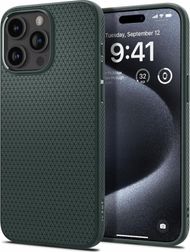 Mbështjellës telefoni Spigen Liquid Air, për iPhone 16 Pro Max, TPU, Abyss Green