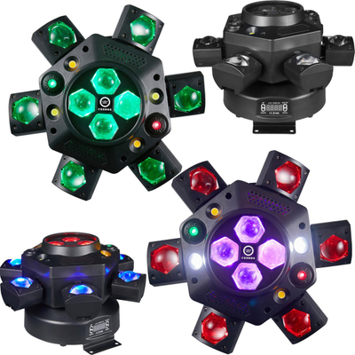 Efekt ndriçimi Light4Me Cosmos, LED 6 në 1, DMX, i zi