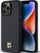 Маска за телефон DKNY PU кожа Repeat Pattern Stack Logo MagSafe, за iPhone 14 Pro, црна