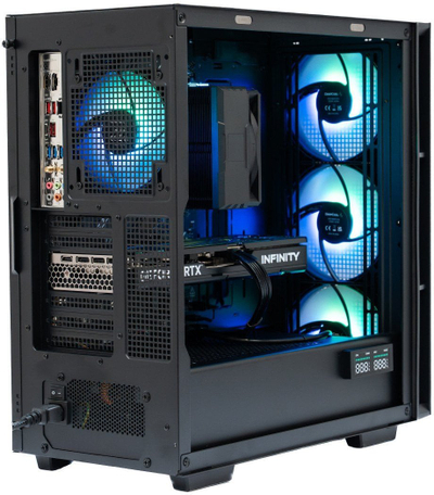 Kompjuter gaming Game X G300, Ryzen 7 7700X, 32GB RAM, RTX 4070, 1TB SSD, i zi