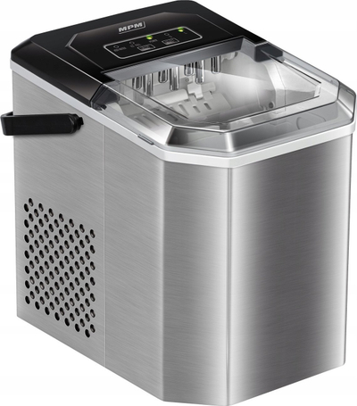 Prodhus akulli MPM MKD-04M, 12 kg në ditë, portativ, argjendtë