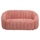 Sofa Moby 2-ulëse (HM9595.02), rozë