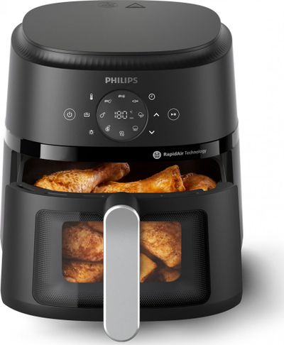 Fritezë ajri Philips NA221/00, 4.2L, RapidAir, e zezë