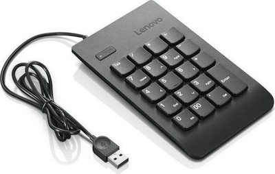Нумеричка тастатура Lenovo Gen, со кабел, US, Црна