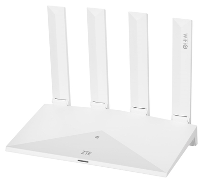 Router Wi Fi ZTE T3000 IDU, AX3000, dual band, i bardhë