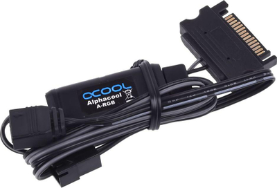 Kontrollues ARGB Alphacool Aurora Eiscontrol, me adresim RGB, ngjyrë e zezë