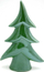 Stolinë dekorative Saska Christmas Decoration, porcelan, 12.5cm, jeshile me perlë