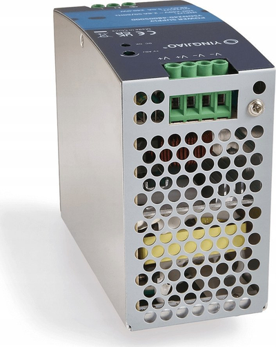 Напојување DIN шина ЈИНГЈАО YSDN240-24010000, 24V 10A 240W, сиво