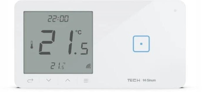 Çelës drite me kabllo Tech WSR-01MP, njëpolësh, me komandë dhome, i bardhë