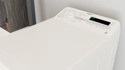 Makinë larëse Whirlpool NTDLR 6040S PL/N, 6kg, ngarkim nga lart, e bardhë